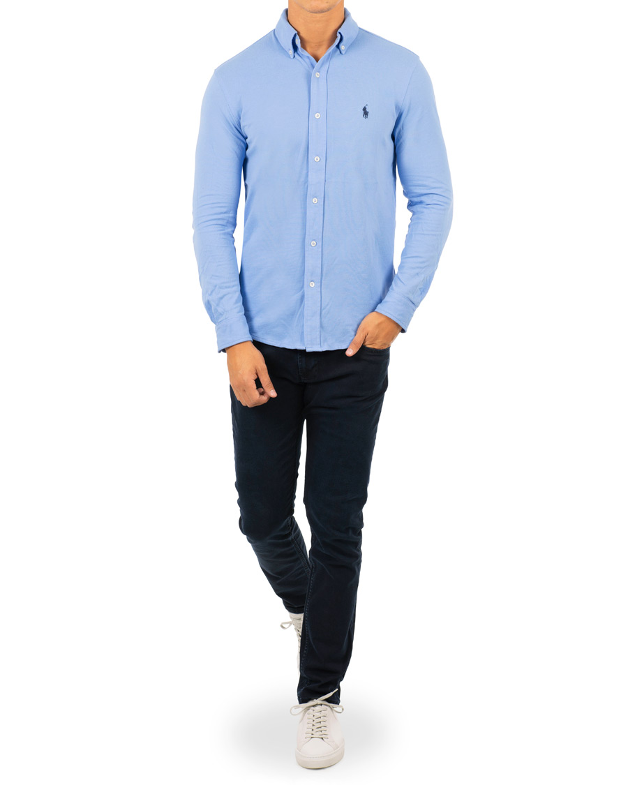 Herr | Skjortor | Polo Ralph Lauren | Slim Fit Featherweight Shirt Cabana Blue