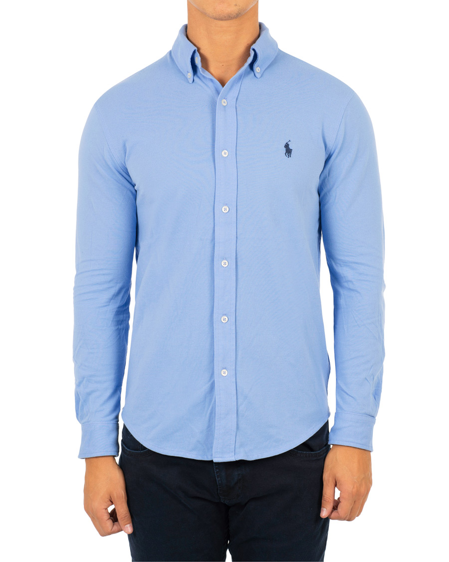 Herr | Skjortor | Polo Ralph Lauren | Slim Fit Featherweight Shirt Cabana Blue