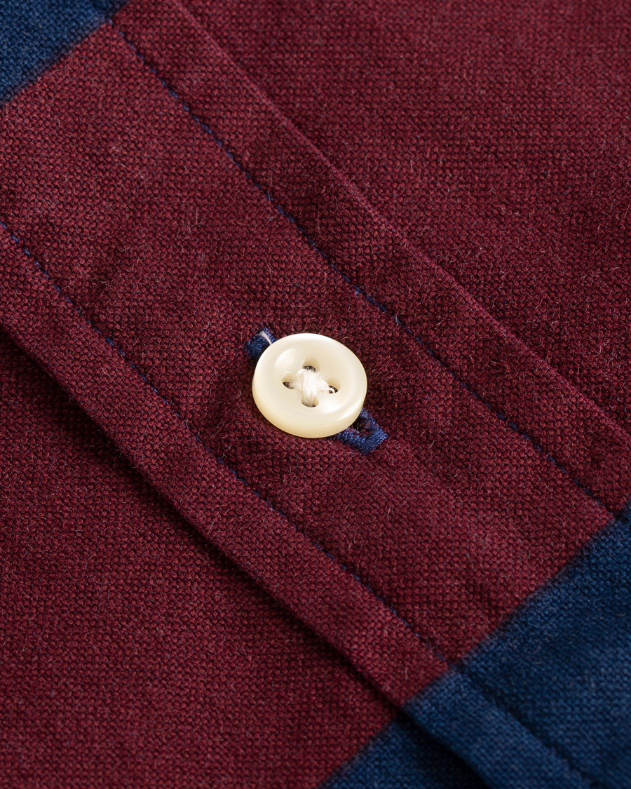 Herr | Skjortor | Polo Ralph Lauren | Core Fit Barstripe Shirt Burgundy/Blue