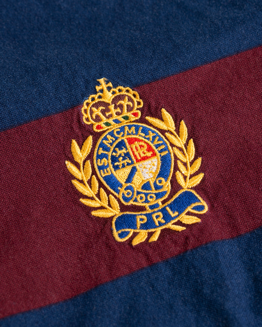 Herr | Skjortor | Polo Ralph Lauren | Core Fit Barstripe Shirt Burgundy/Blue