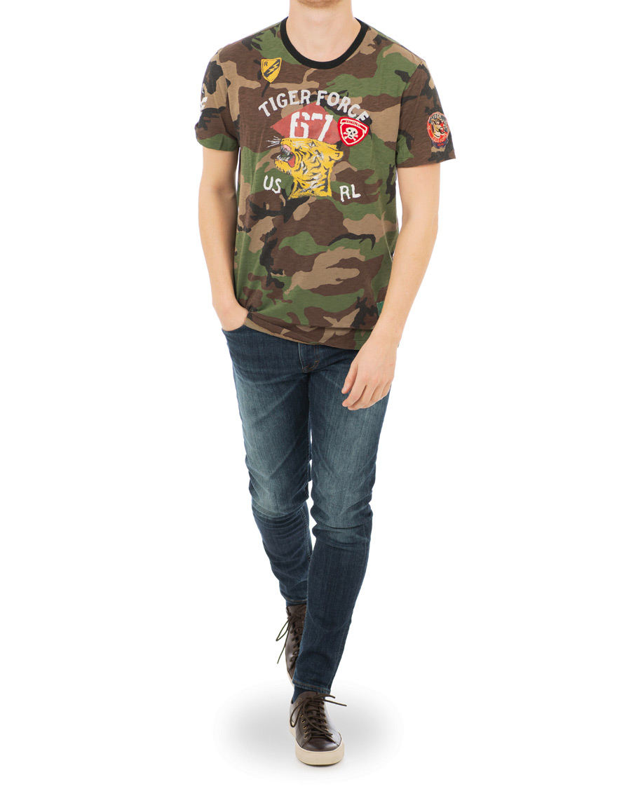 Herr | T-Shirts | Polo Ralph Lauren | Tiger Crew Neck Tee Camo