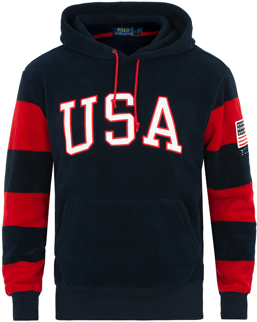 Herr | Tröjor | Polo Ralph Lauren | USA Fleece Hoodie Navy