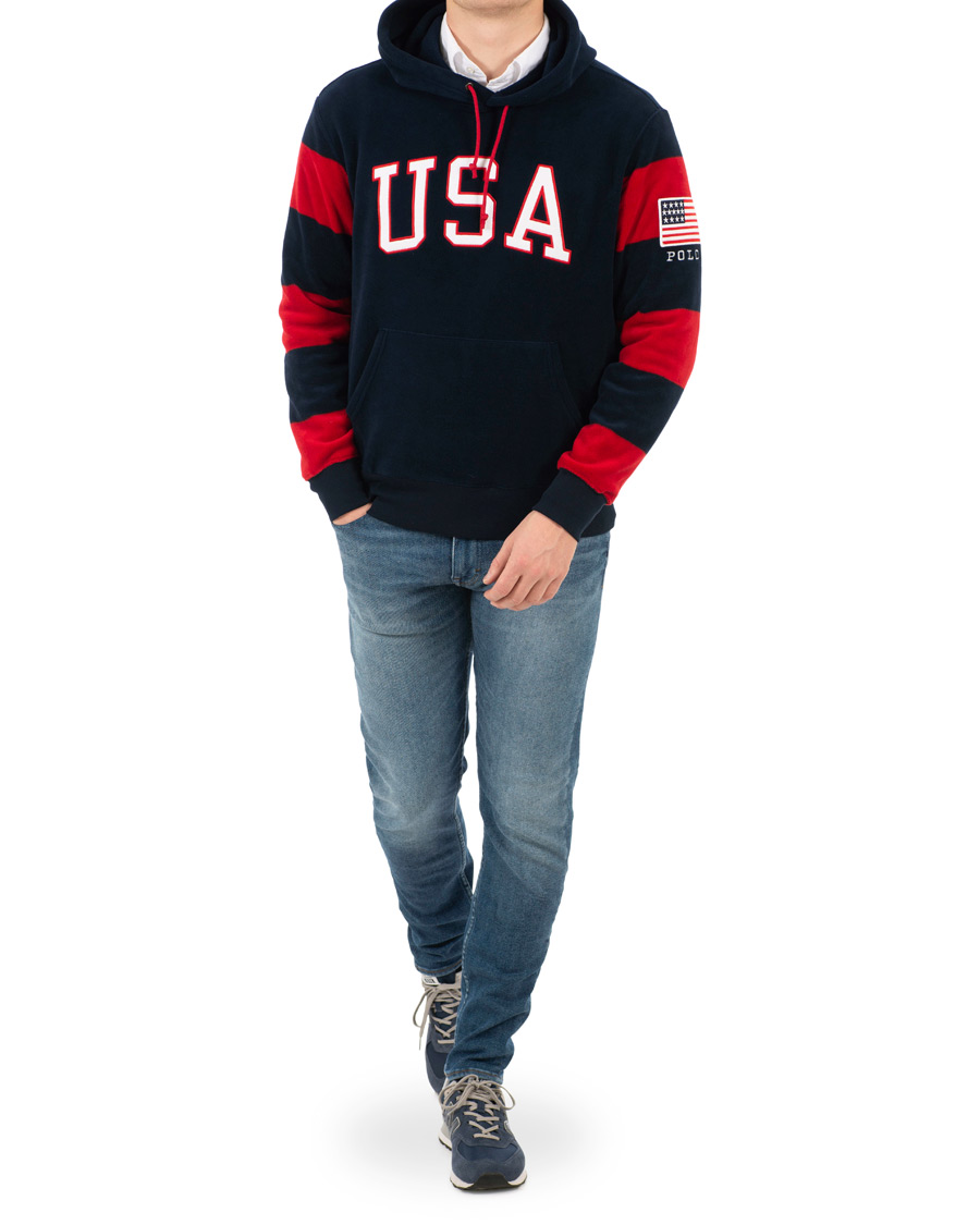 Herr | Tröjor | Polo Ralph Lauren | USA Fleece Hoodie Navy