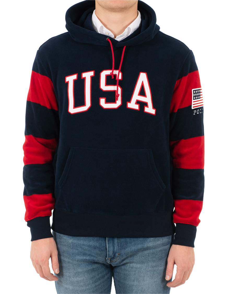 Herr | Tröjor | Polo Ralph Lauren | USA Fleece Hoodie Navy