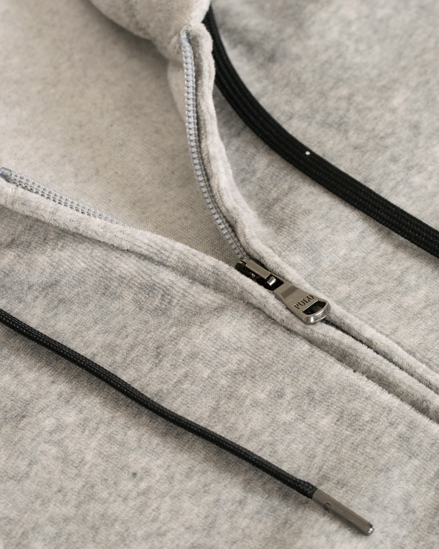 Herr | Tröjor | Polo Ralph Lauren | Velvet Full Zip Hoodie Andover Heather