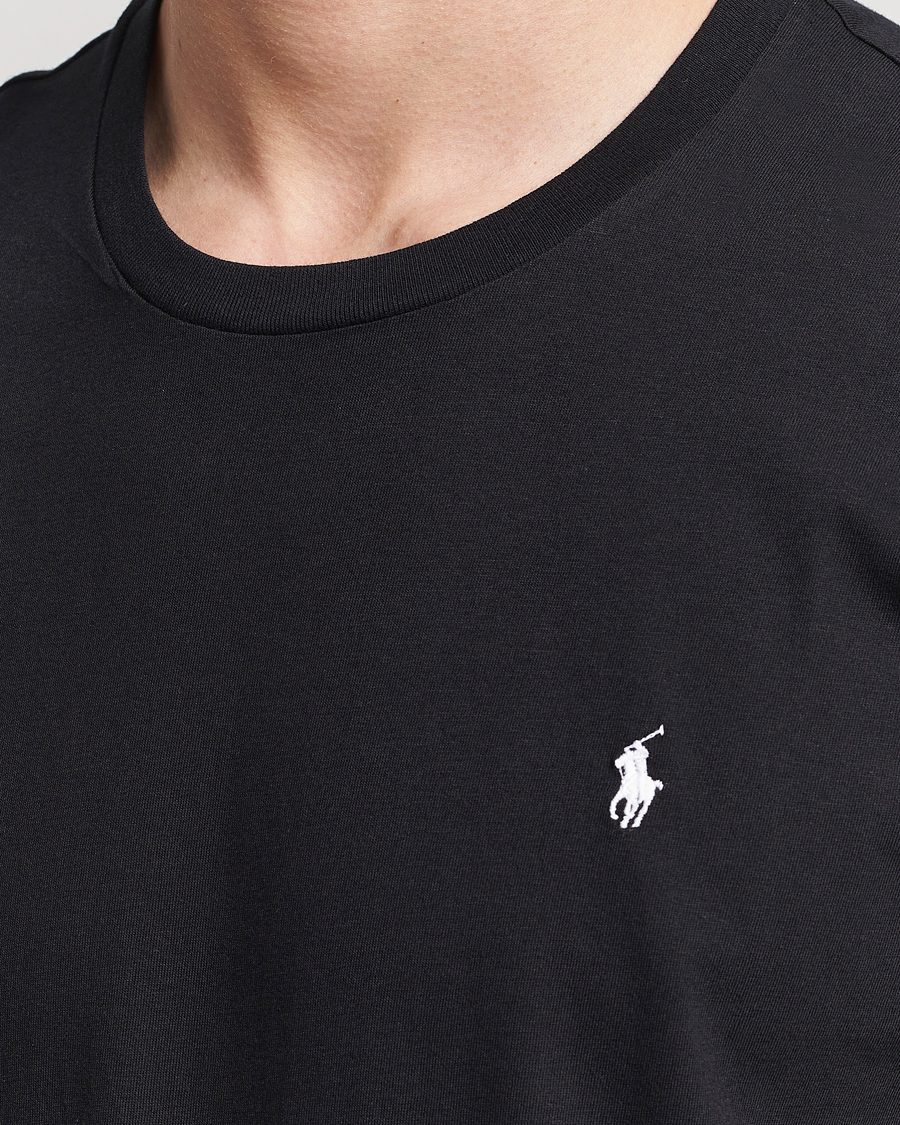 Herr | T-Shirts | Polo Ralph Lauren | Liquid Cotton Crew Neck T-Shirt Black