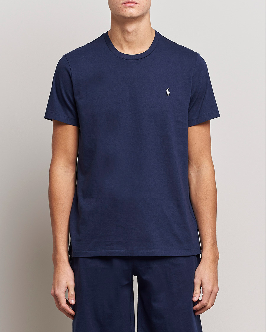Herr | Kortärmade t-shirts | Polo Ralph Lauren | Liquid Cotton Crew Neck Tee Cruise Navy