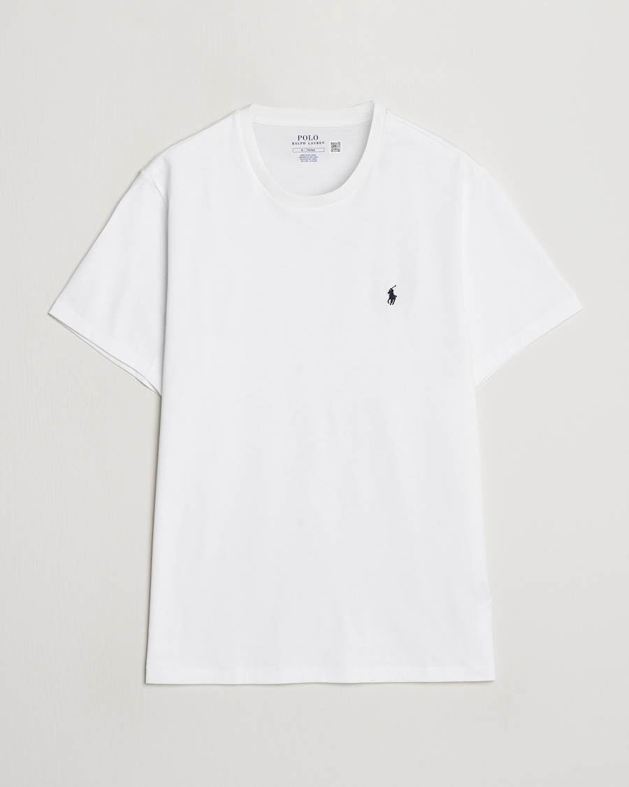 Herr | T-Shirts | Polo Ralph Lauren | Liquid Cotton Crew Neck T-Shirt White