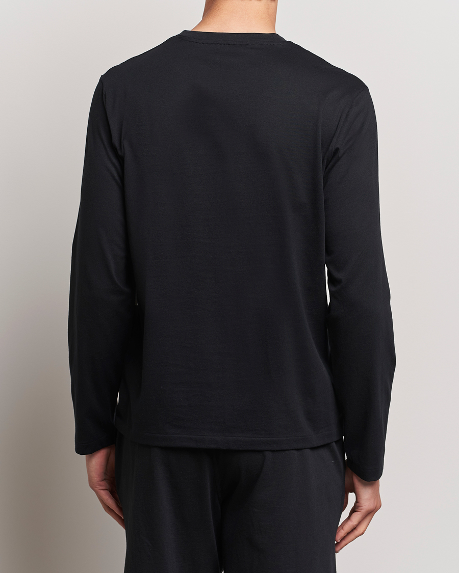 Herr | T-Shirts | Polo Ralph Lauren | Liquid Cotton Long Sleeve Crew Neck T-Shirt Black