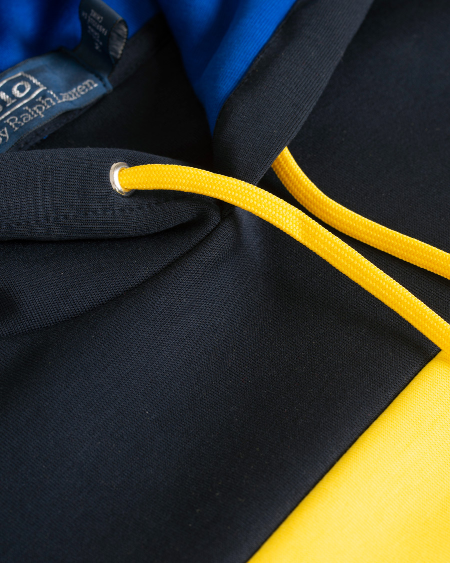 Herr | Tröjor | Polo Ralph Lauren | Active Block Hoodie Yellow/Navy