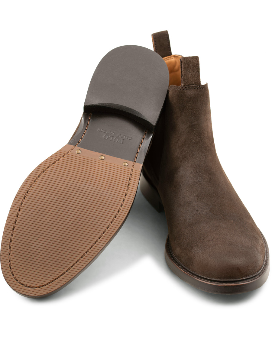 Herr | Polo Ralph Lauren Normanton Suede Chelsea Boot Dark Brown | Polo Ralph Lauren | Normanton Suede Chelsea Boot Dark Brown