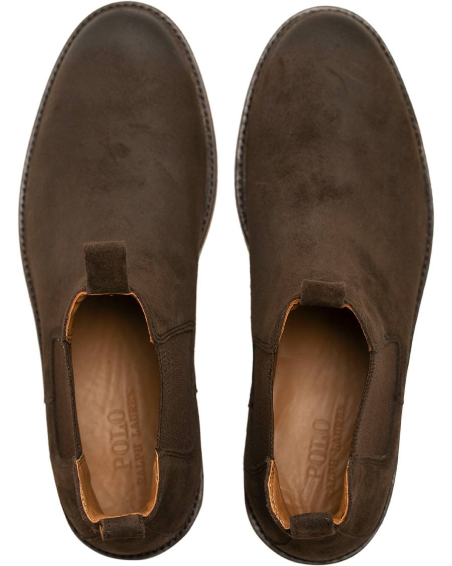 Herr | Polo Ralph Lauren Normanton Suede Chelsea Boot Dark Brown | Polo Ralph Lauren | Normanton Suede Chelsea Boot Dark Brown