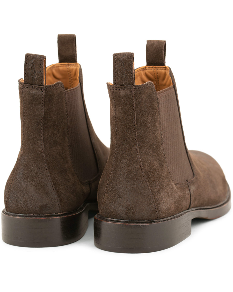 Herr | Polo Ralph Lauren Normanton Suede Chelsea Boot Dark Brown | Polo Ralph Lauren | Normanton Suede Chelsea Boot Dark Brown