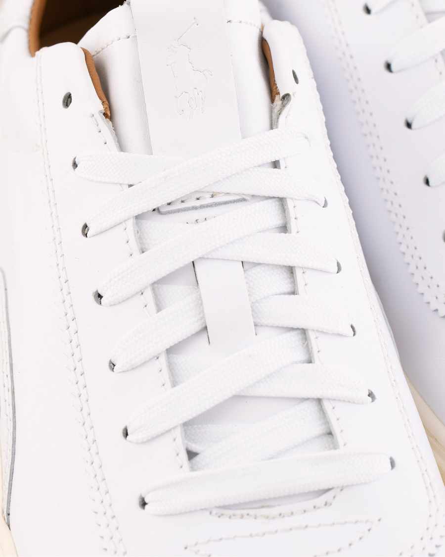 Herr | Polo Ralph Lauren Court 100 Lux Sneaker White | Polo Ralph Lauren | Court 100 Lux Sneaker White