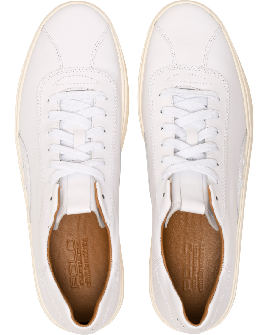 Herr | Polo Ralph Lauren Court 100 Lux Sneaker White | Polo Ralph Lauren | Court 100 Lux Sneaker White