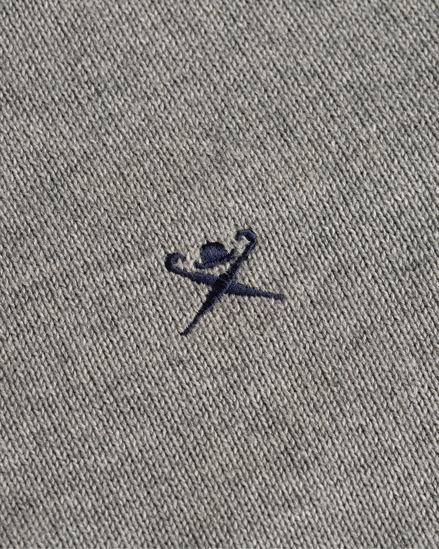 Herr | Tröjor | Hackett | Cotton Half Zip Grey