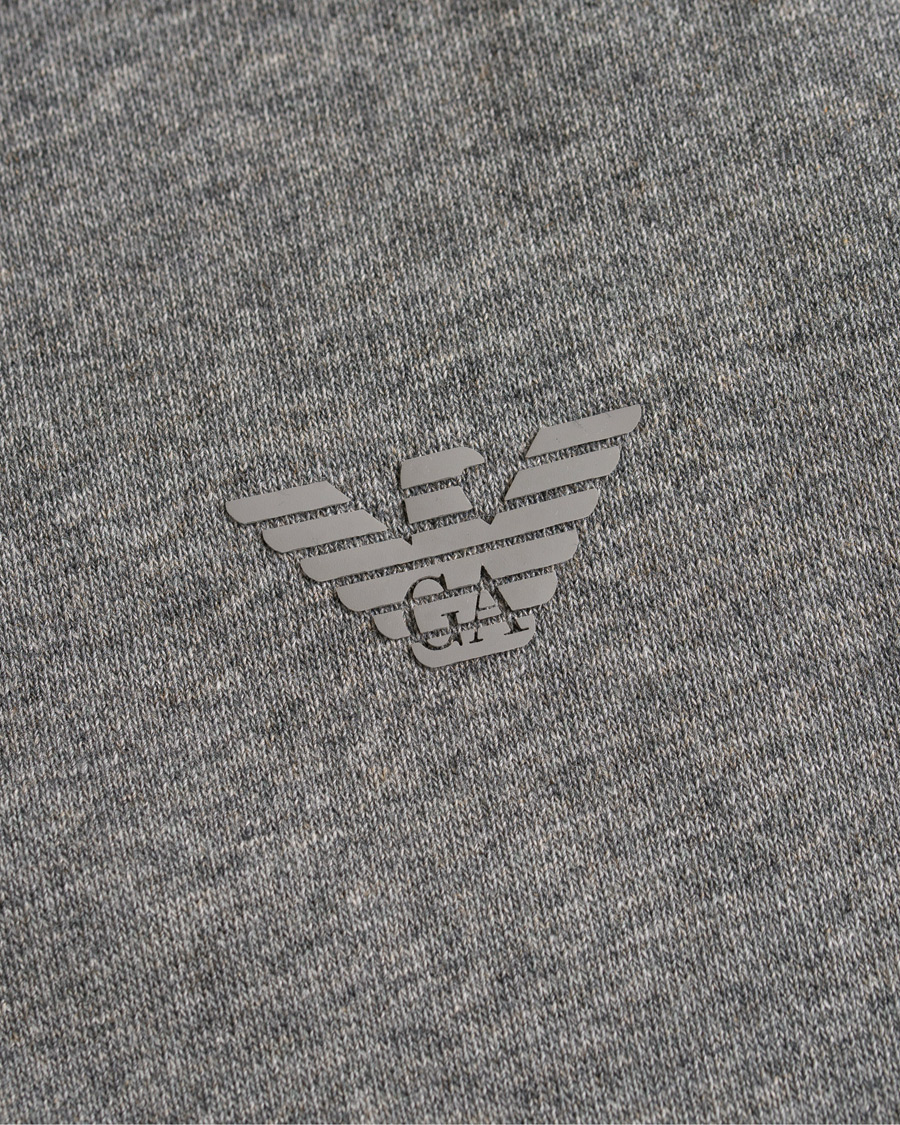 Herr | Tröjor | Emporio Armani | Full Zip Hoodie Grey Melange