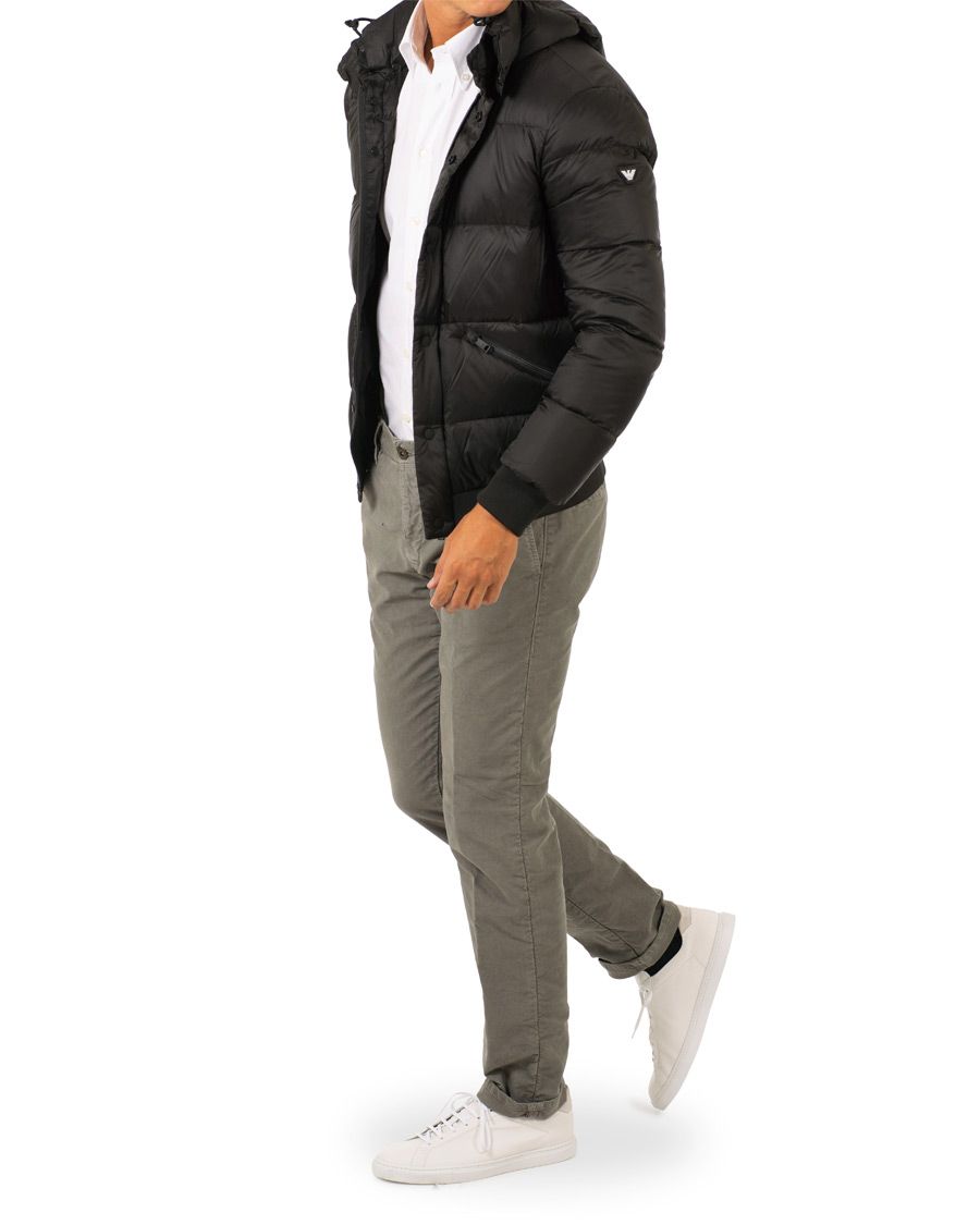 Herr | Jackor | Emporio Armani | Down Hooded Jacket Black