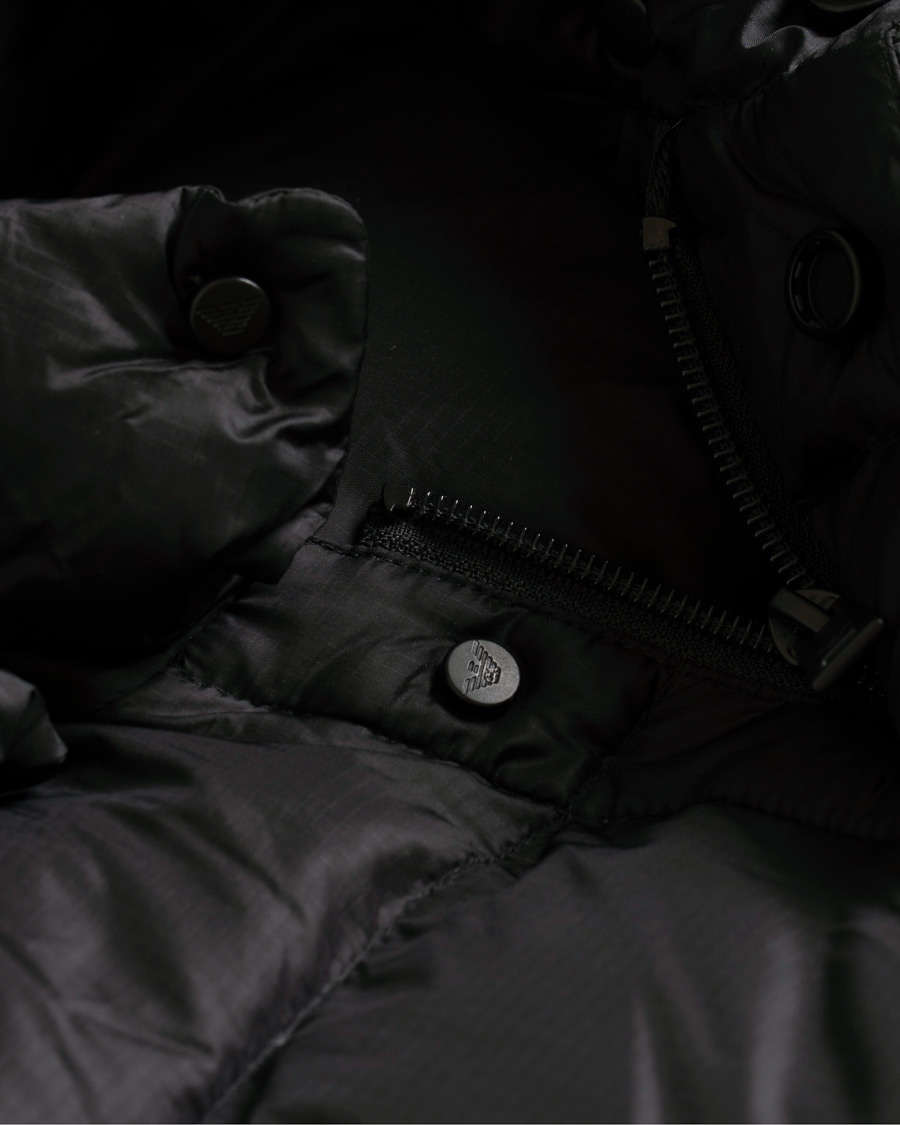 Herr | Jackor | Emporio Armani | Down Hooded Jacket Black
