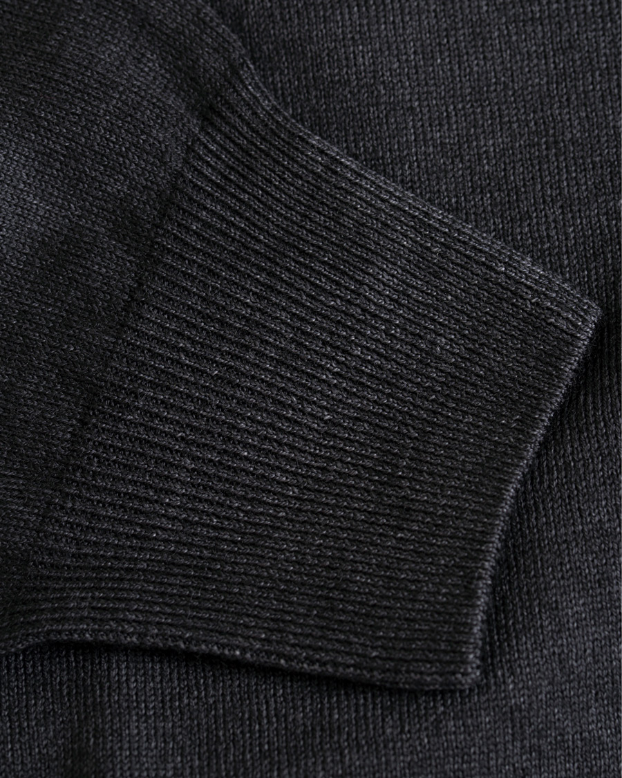 Herr | Tröjor | Gran Sasso | Vintage Merino Fashion Fit Cardigan Charcoal