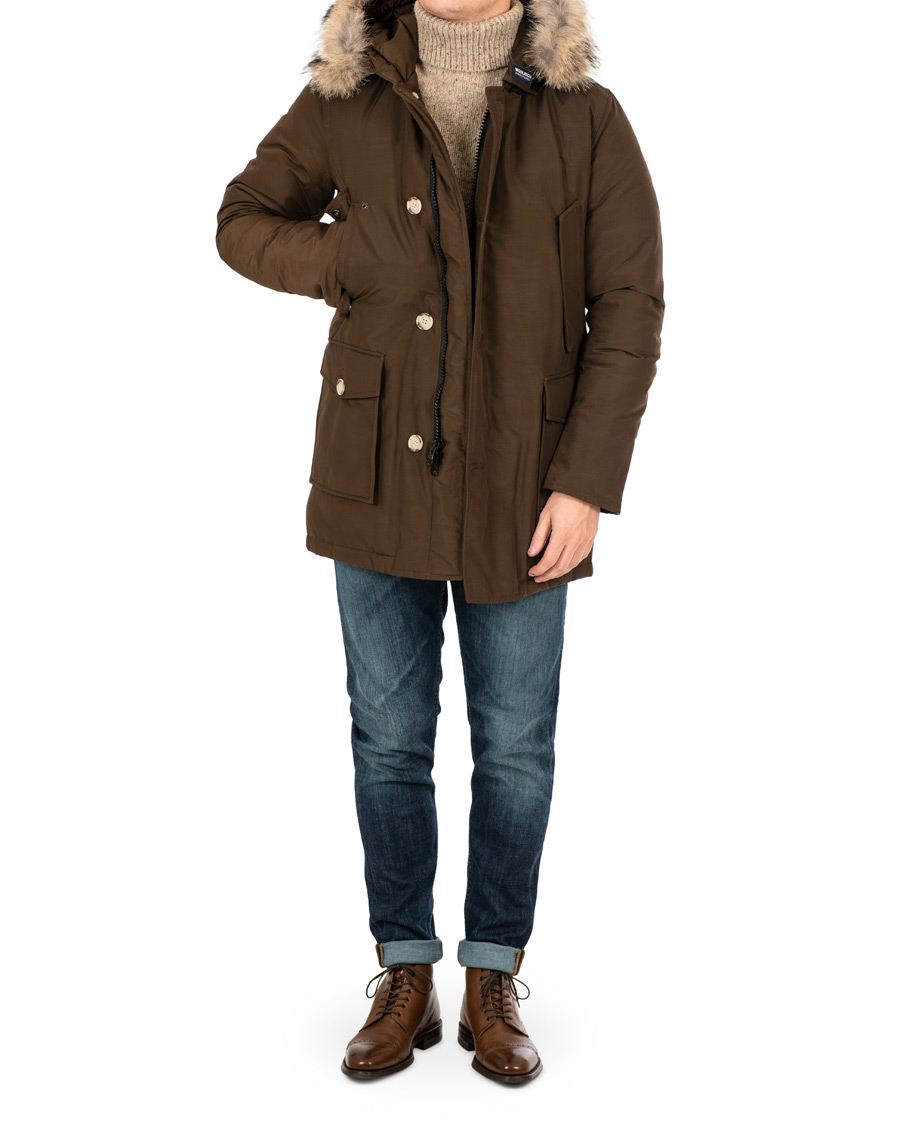 Herr | Jackor | Woolrich | Arctic Parka DF Stone Brown