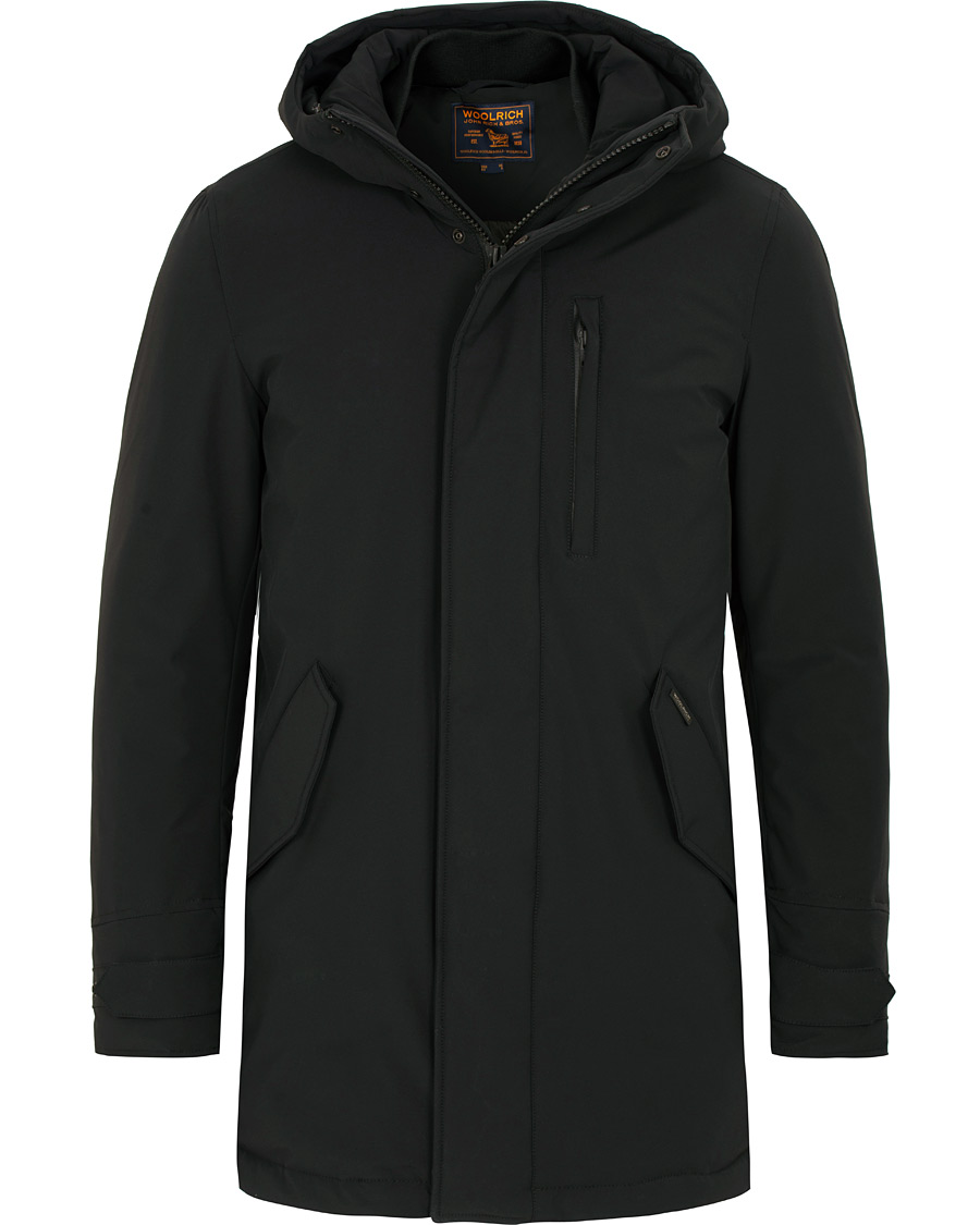 Herr | Jackor | Woolrich | Stretch Military Parka Black