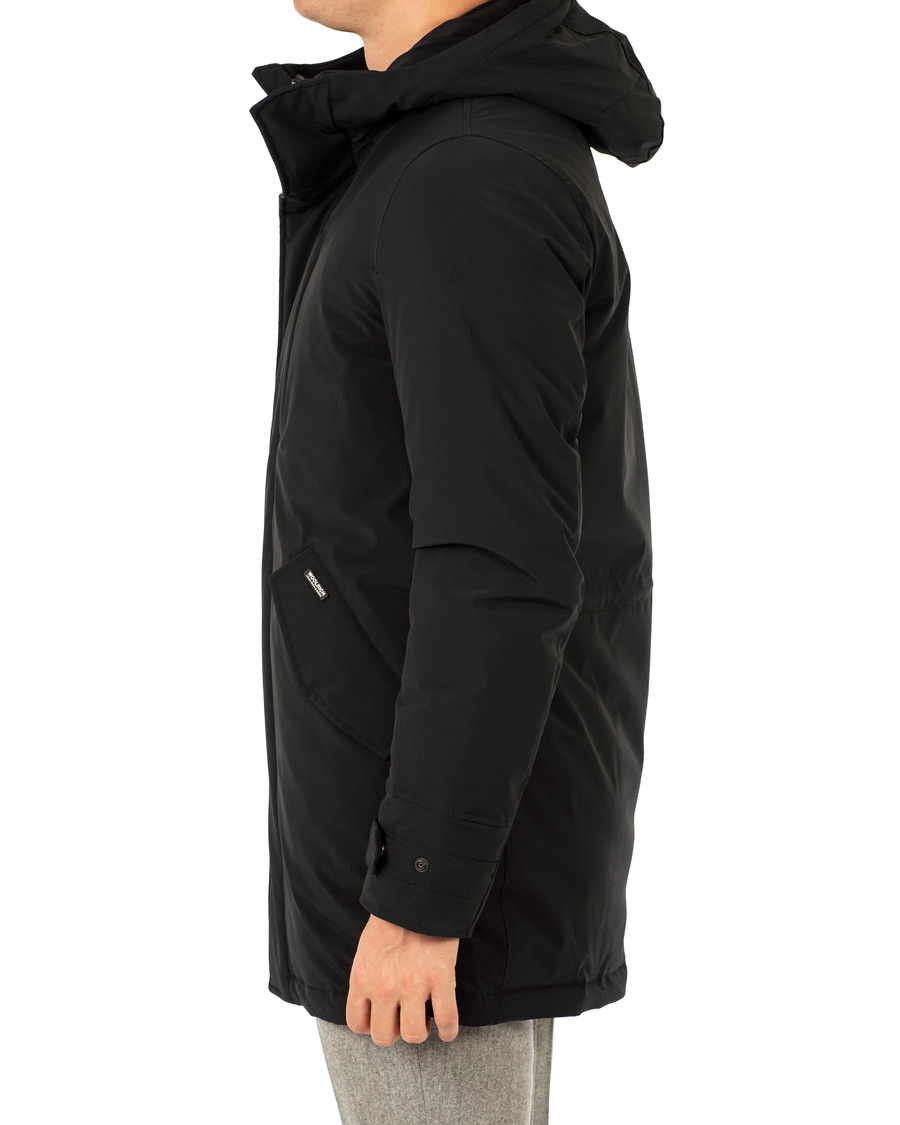 Herr | Jackor | Woolrich | Stretch Military Parka Black