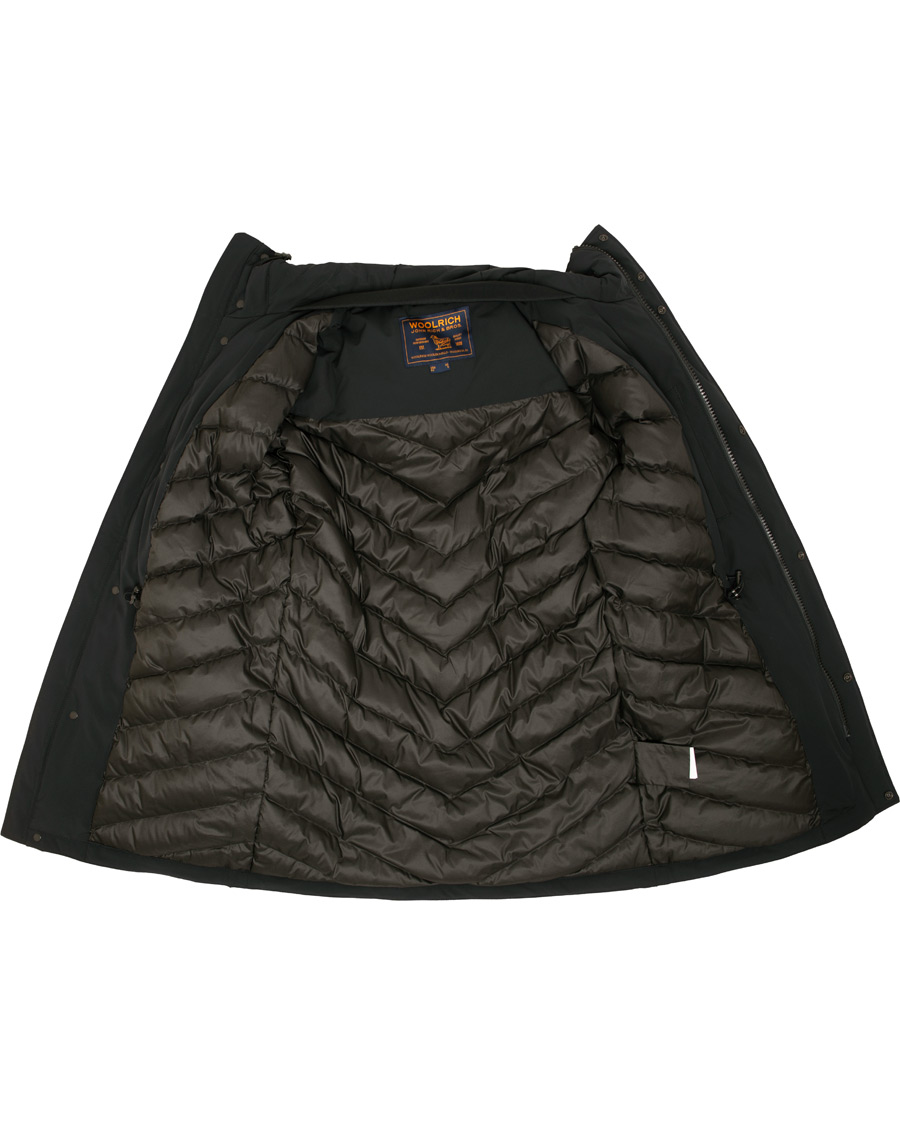 Herr | Jackor | Woolrich | Stretch Military Parka Black