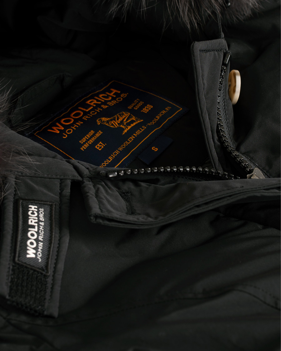 Herr | Jackor | Woolrich | Woman Luxury Arctic Parka Fox Black