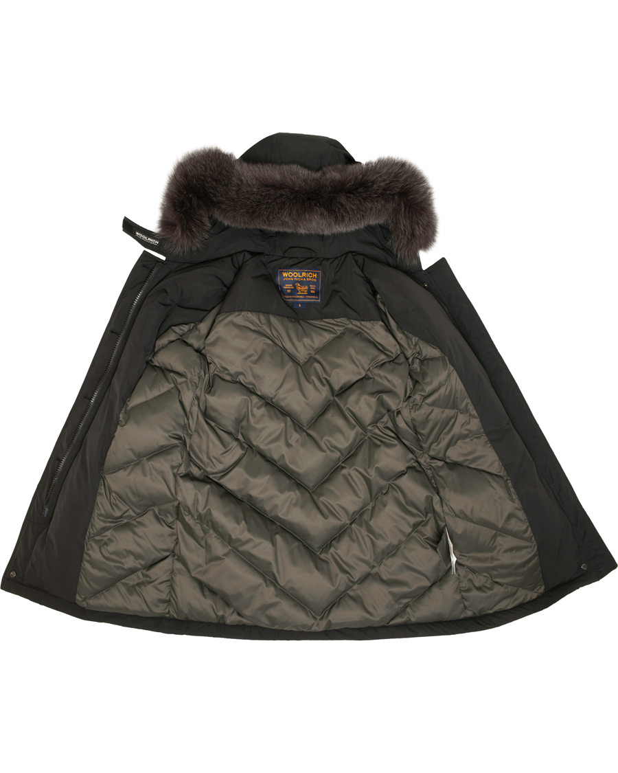 Herr | Jackor | Woolrich | Woman Luxury Arctic Parka Fox Black