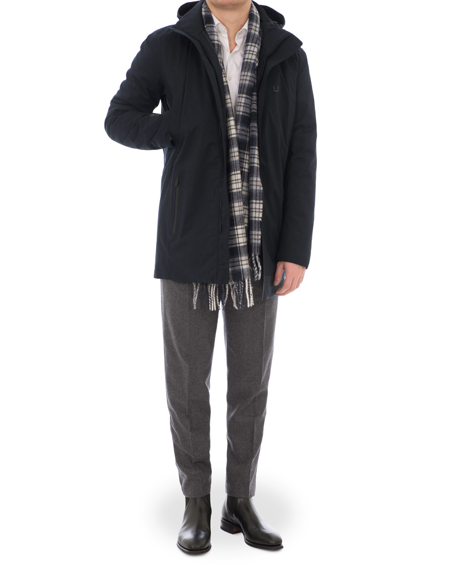 Herr | Jackor | UBR | UBER Regulator Parka II LTD Japan Navy Houndtooth