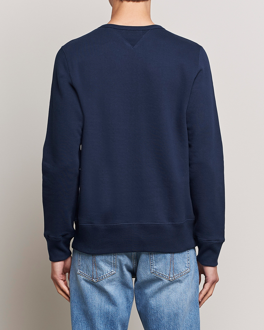 Herr | Tröjor | Merz b. Schwanen | Organic Cotton Crew Neck Sweat Ink Blue