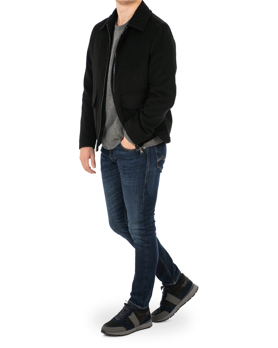 Herr | Woolrich Jogger Running Sneaker Ocean/Black | Woolrich | Jogger Running Sneaker Ocean/Black