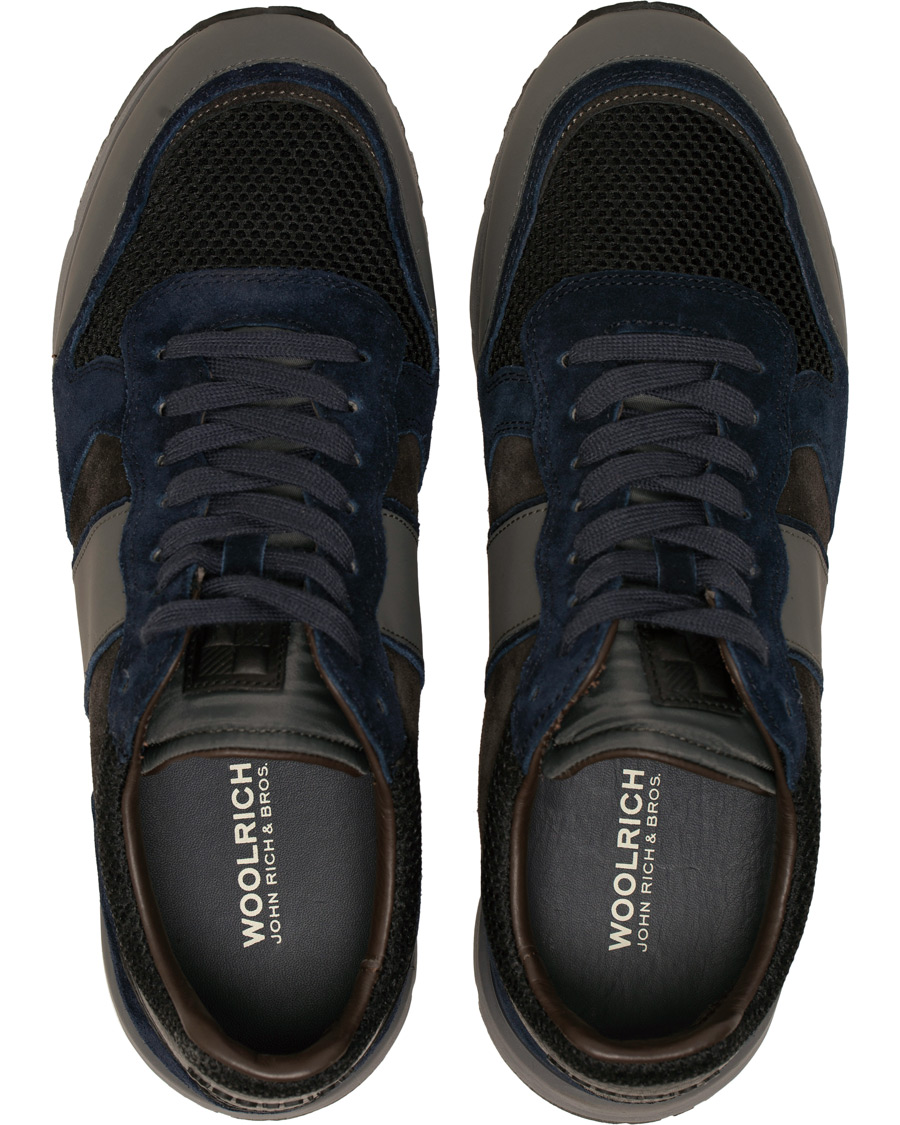 Herr | Woolrich Jogger Running Sneaker Ocean/Black | Woolrich | Jogger Running Sneaker Ocean/Black