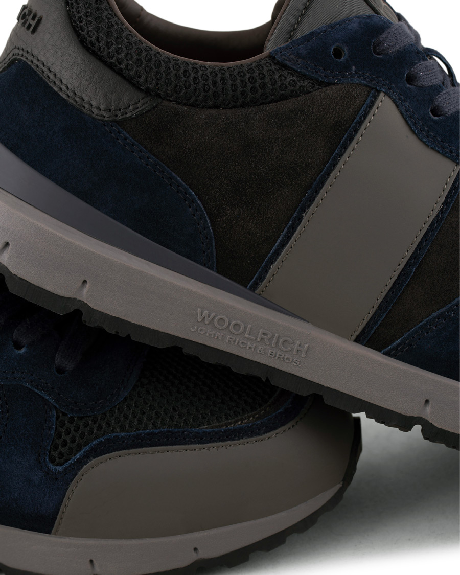 Herr | Woolrich Jogger Running Sneaker Ocean/Black | Woolrich | Jogger Running Sneaker Ocean/Black