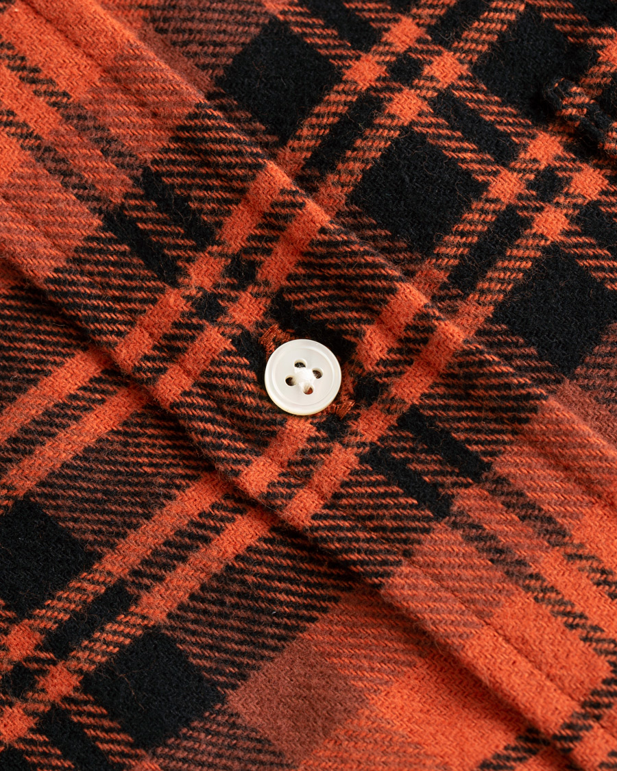 Herr | Skjortor | Schnayderman?s | Large Check Rost/Black Twill Shirt