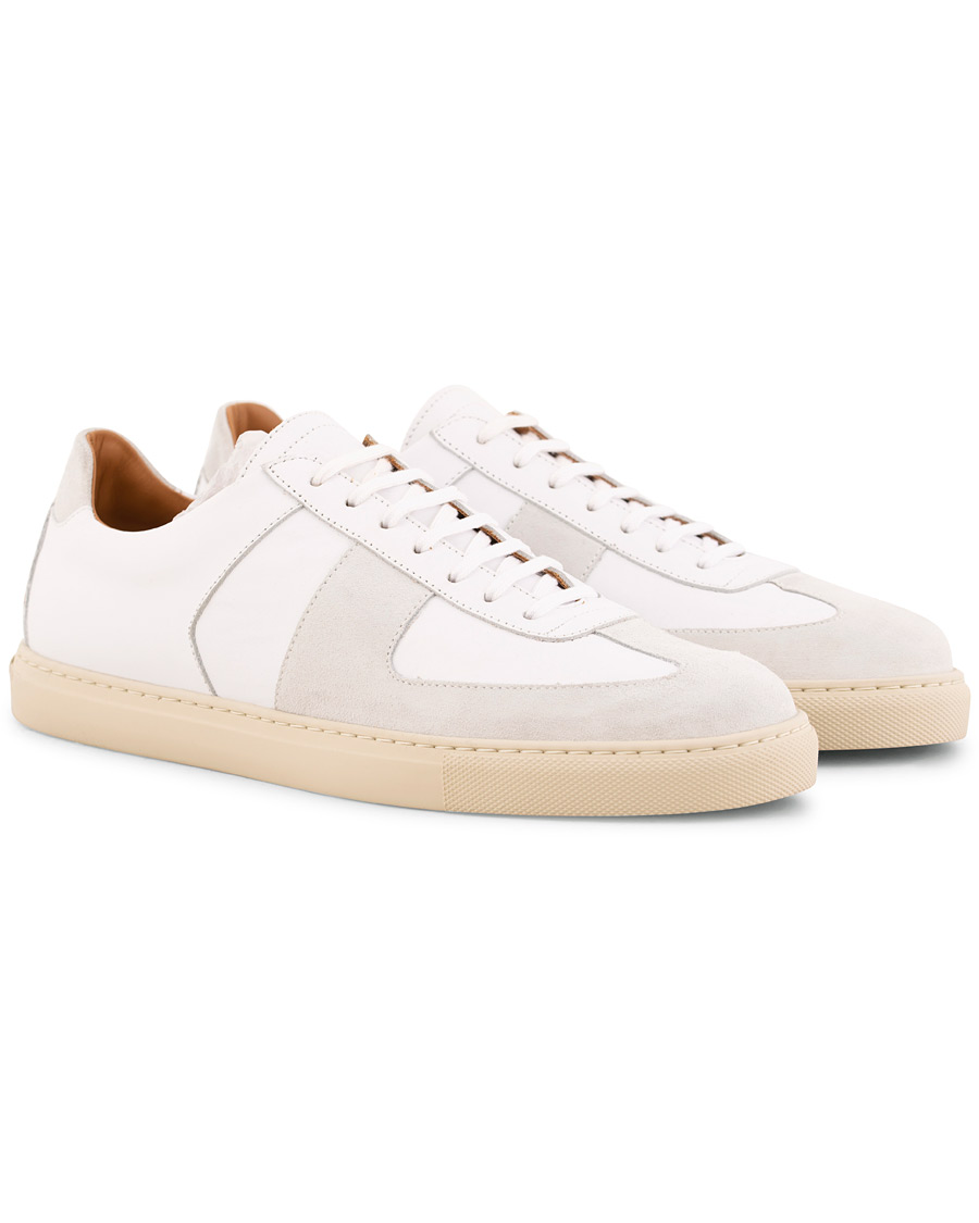 Herr | Sneakers | Sweyd | Allumino Suede Sneaker Bianco