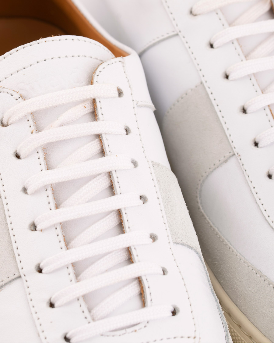 Herr | Sneakers | Sweyd | Allumino Suede Sneaker Bianco