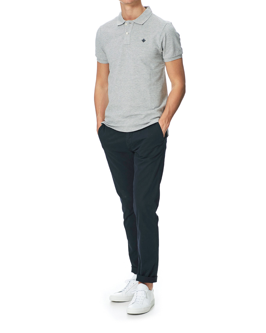 Herr | Pikéer | Morris | New Piqué Grey Melange