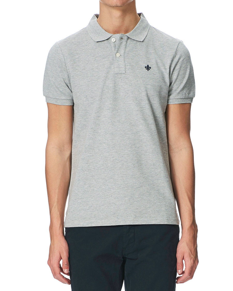 Herr | Pikéer | Morris | New Piqué Grey Melange