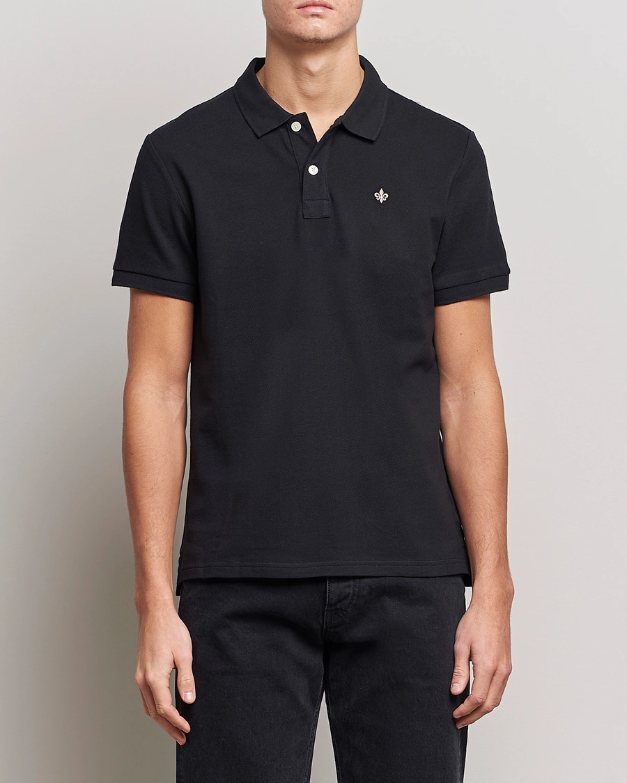 Herr | Pikéer | Morris | New Pique Black