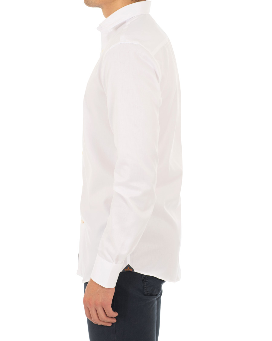 Herr | Skjortor | Morris | Dean Spread Collar Cotton Shirt White