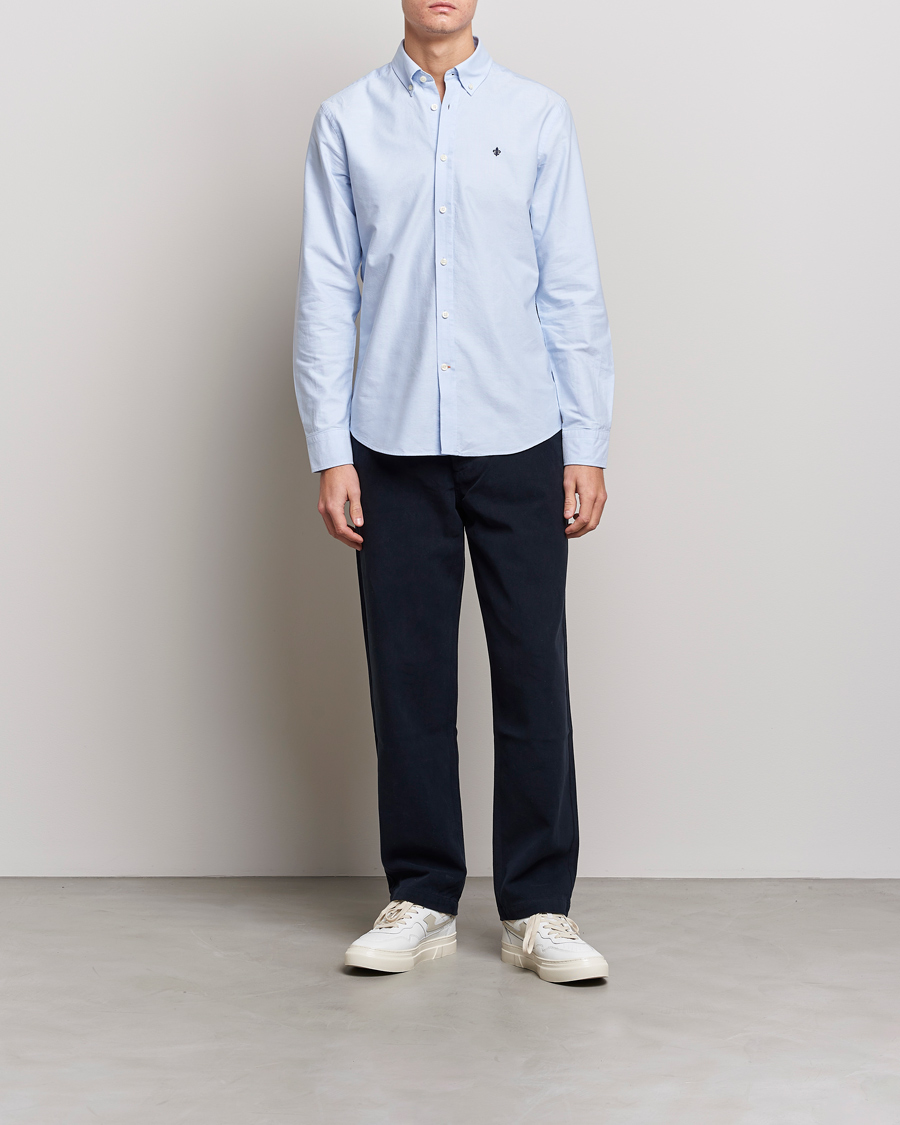 Herr | Skjortor | Morris | Douglas Oxford Shirt Light Blue