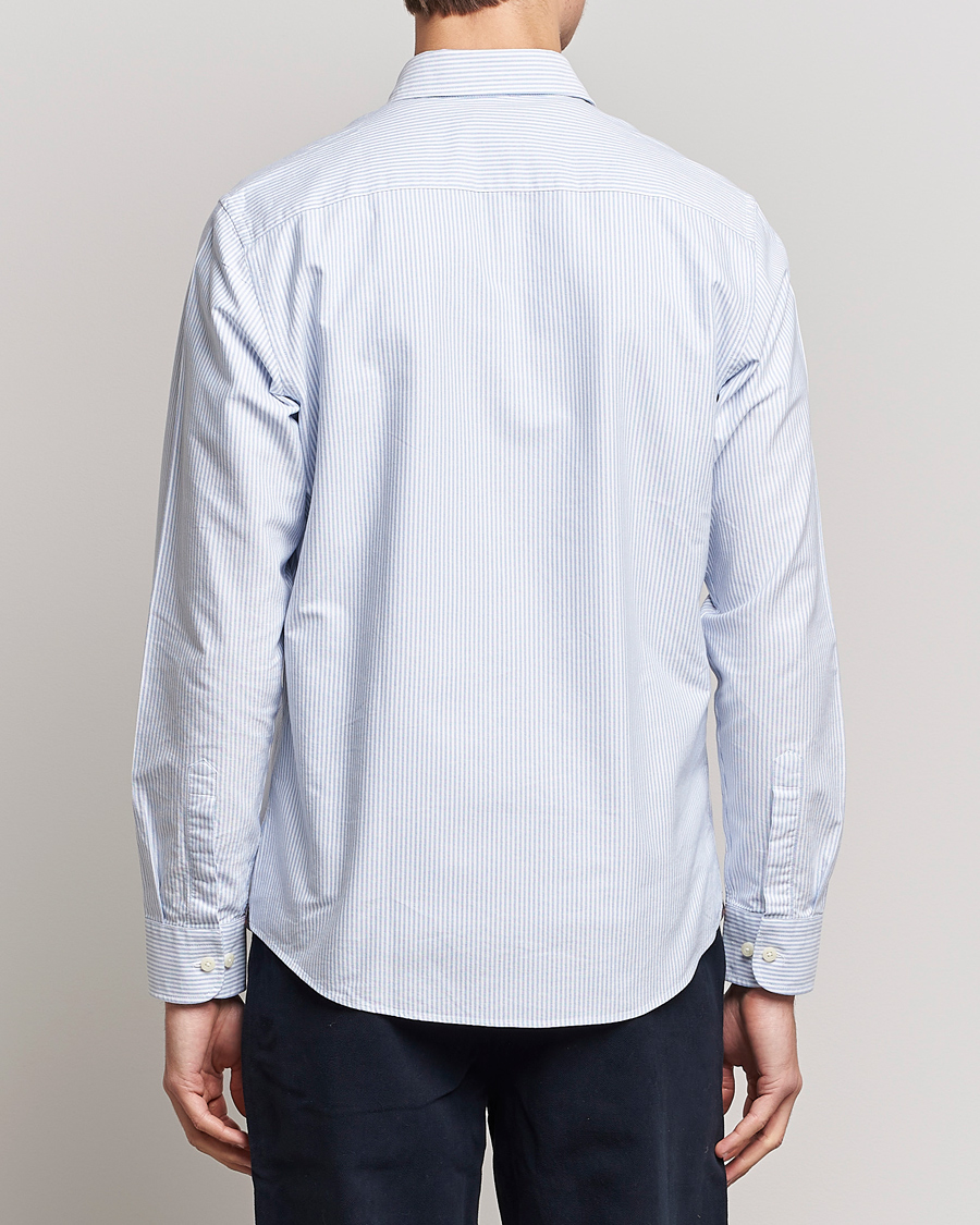 Herr | Skjortor | Morris | Douglas Striped Oxford Light Blue