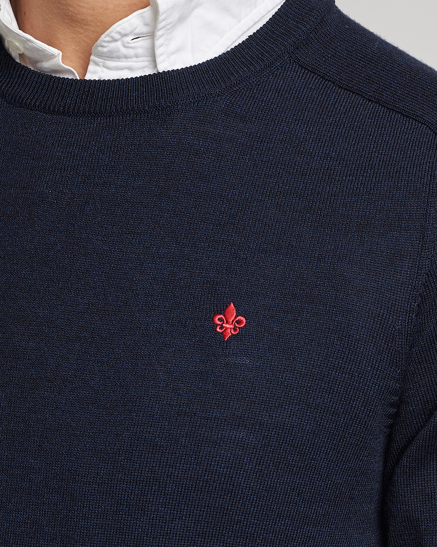 Herr | Tröjor | Morris | Merino O-neck Navy