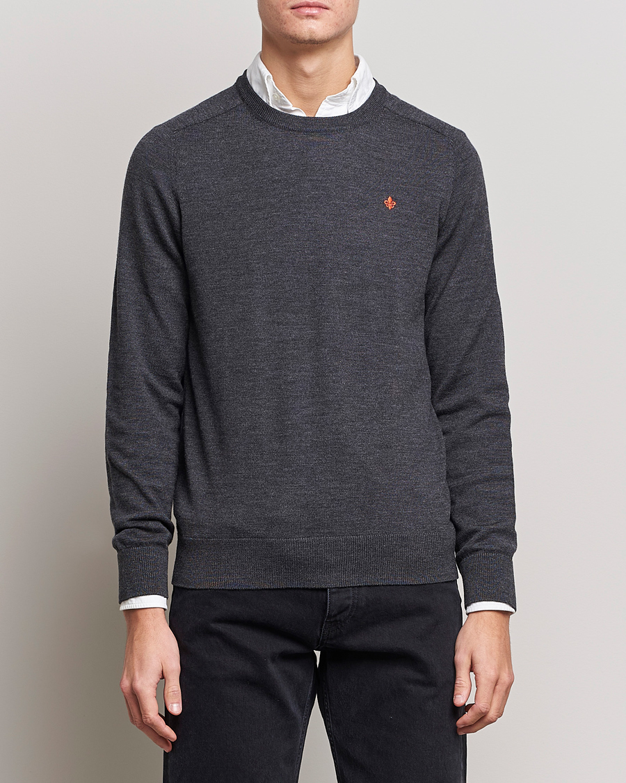 Herr | Avdelningar | Morris | Merino O-Neck Grey