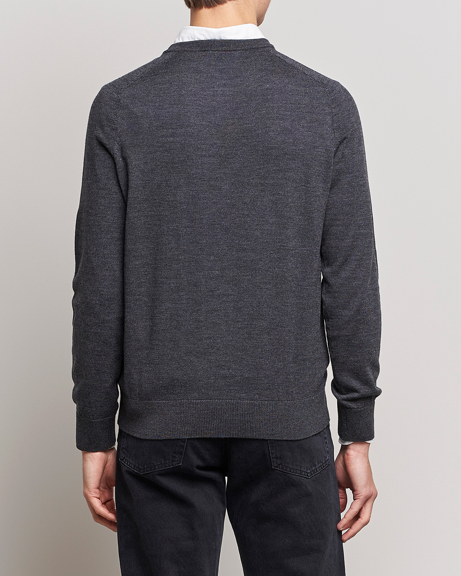 Herr | Tröjor | Morris | Merino O-neck Grey