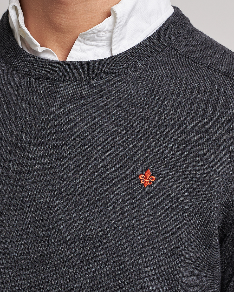 Herr | Tröjor | Morris | Merino O-neck Grey