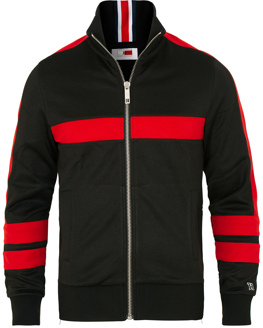Herr | Tröjor | Tommy Hilfiger | Lewis Hamilton Logo Track Jacket Jet Black