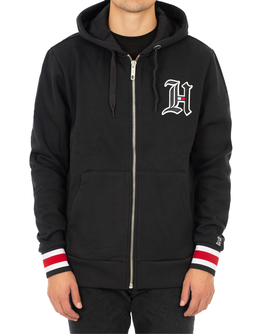 Herr | Tröjor | Tommy Hilfiger | Lewis Hamilton Logo Zip Hoodie Jet Black
